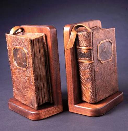 Bookends (Justice) a Bronze Sculpture Allegory by James Muir