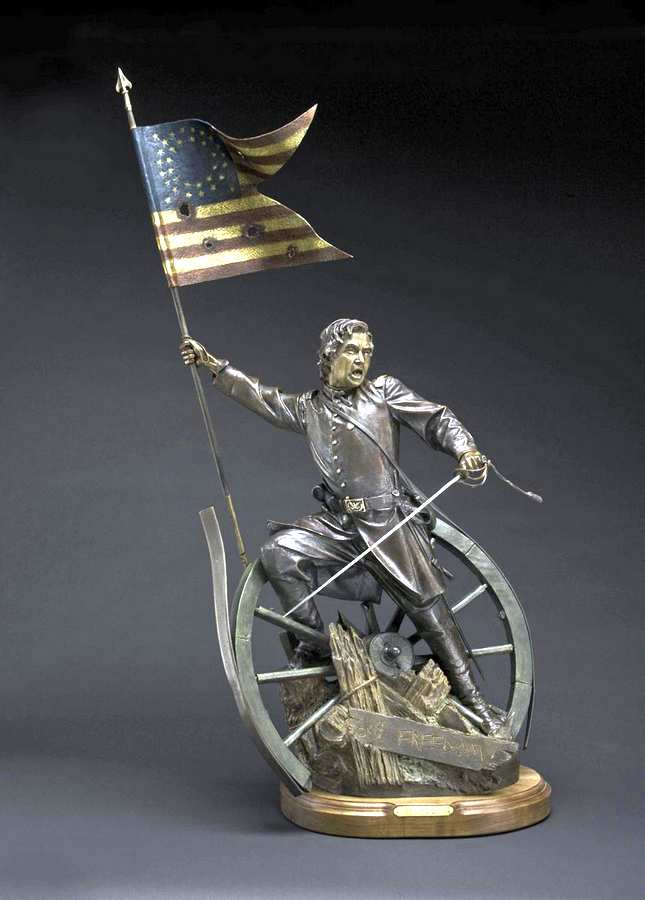 Cry Freedom a Bronze Civil War Sculpture Allegory by James Muir