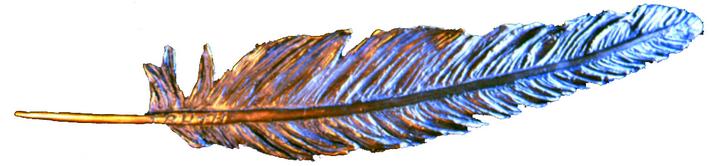 Feather of Truth a Bronze Sculpture Allegory by James Muir Bronze Allegorical Sculptor-Artist