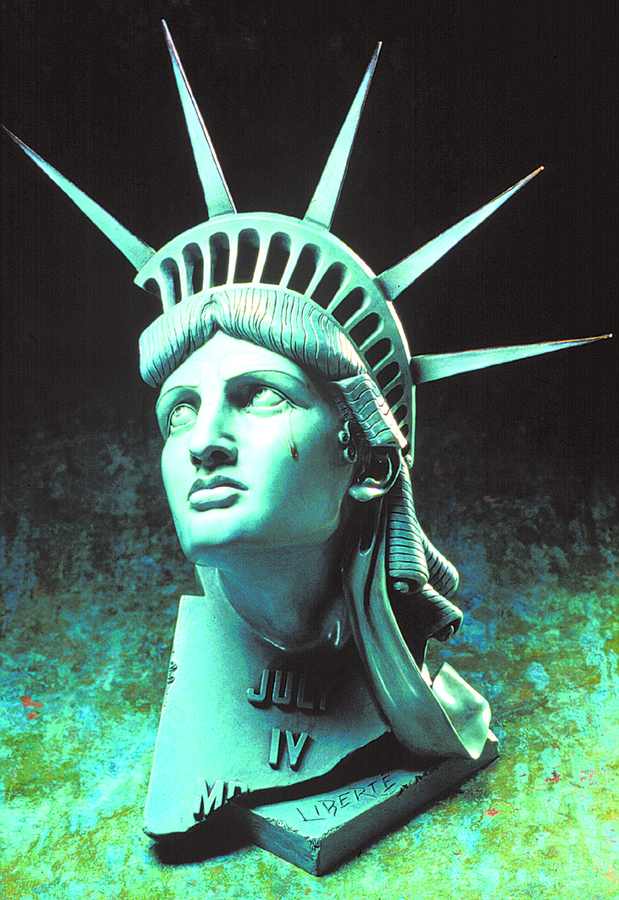 Liberte' a Life-size Bronze Sculpture Allegory by James Muir
