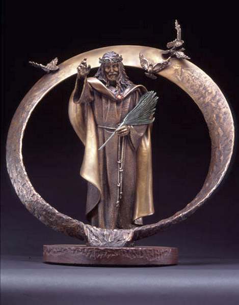 Lord of the Ring a Maquette Bronze Sculpture Allegory by James Muir Bronze Allegorical Sculptor-Artist