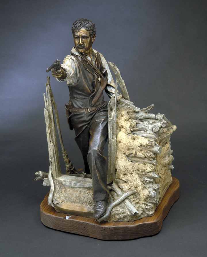 Elfego Baca a Bronze Sculpture Maquette Allegory by James Muir