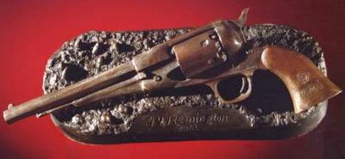 Remington .44 a Bronze Civil and Indian War Era Sculpture by James Muir